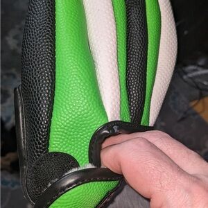 Green and Black Boxing Gloves